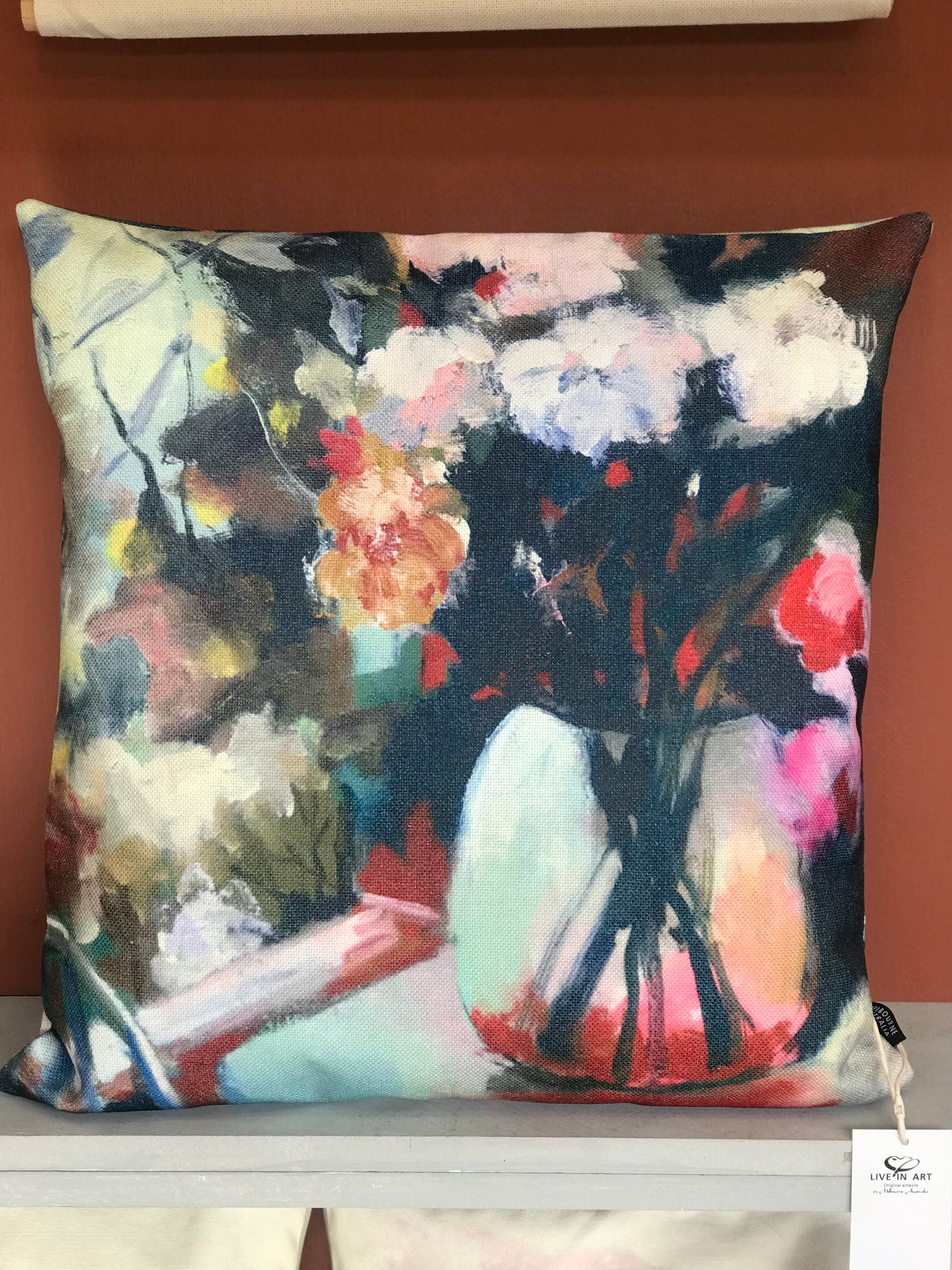 Flower still life cushion covers