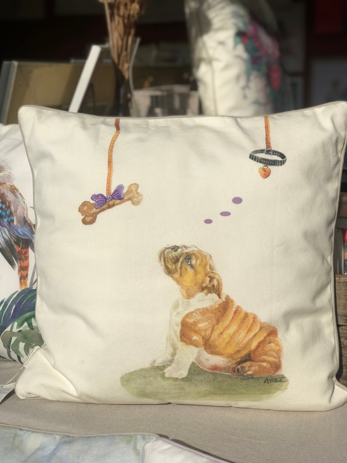 French Bulldog cushion cover