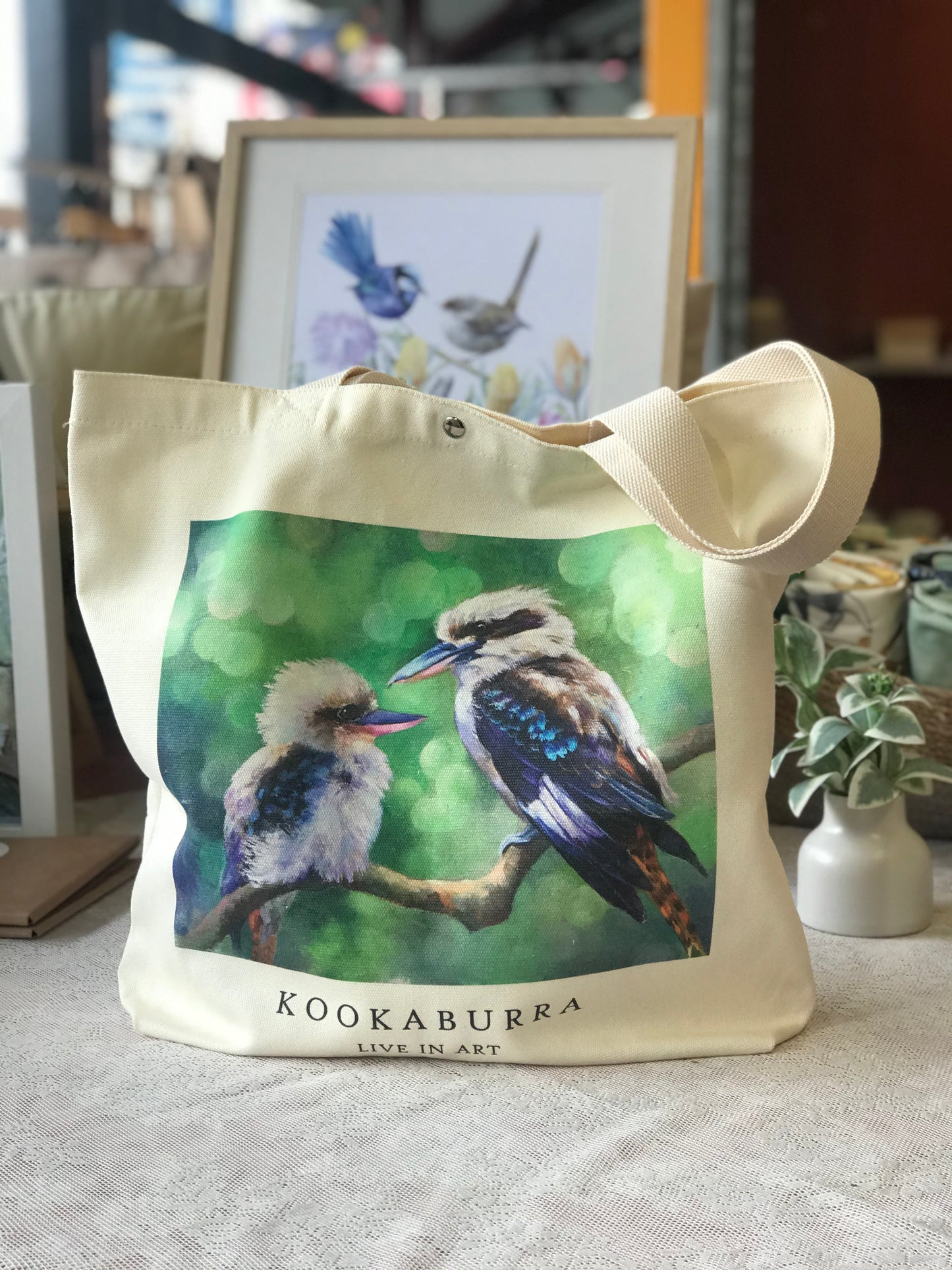 Kookaburra Tote Bag,Australian bird