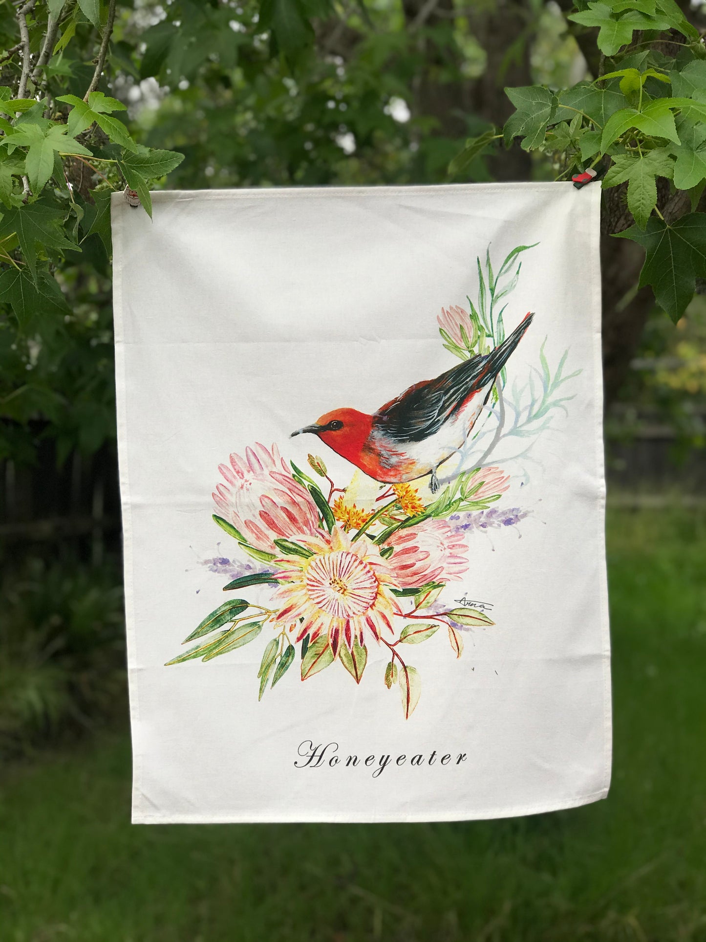 Honeyeater Tea Towel,gift,Kitchen ware,Hand Towel