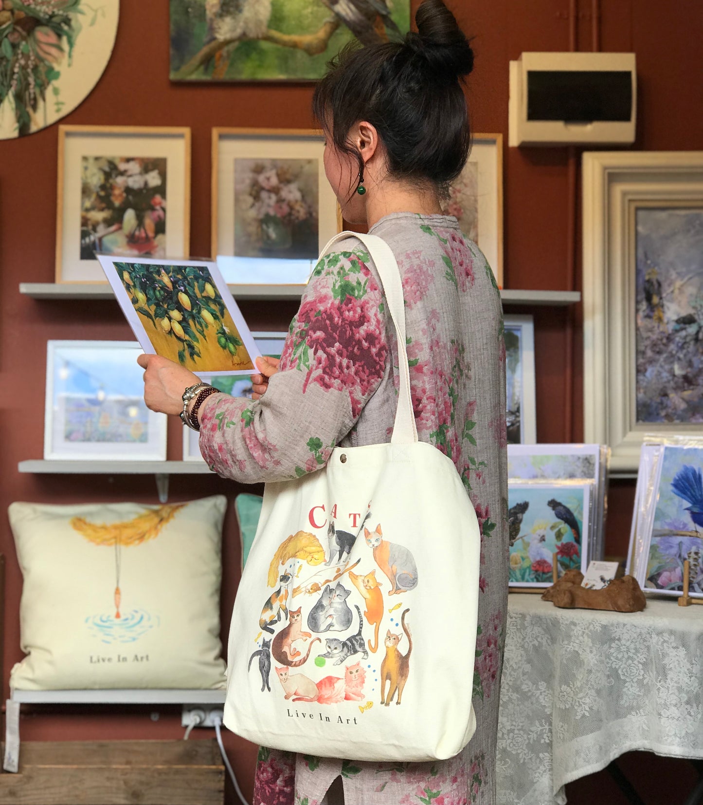 Cats Tote Bags,Art Bag,Gift,