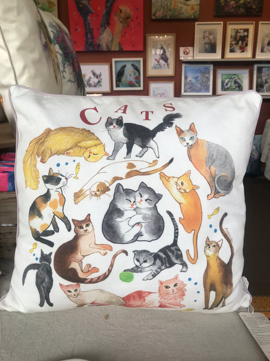 Cats cushion cover