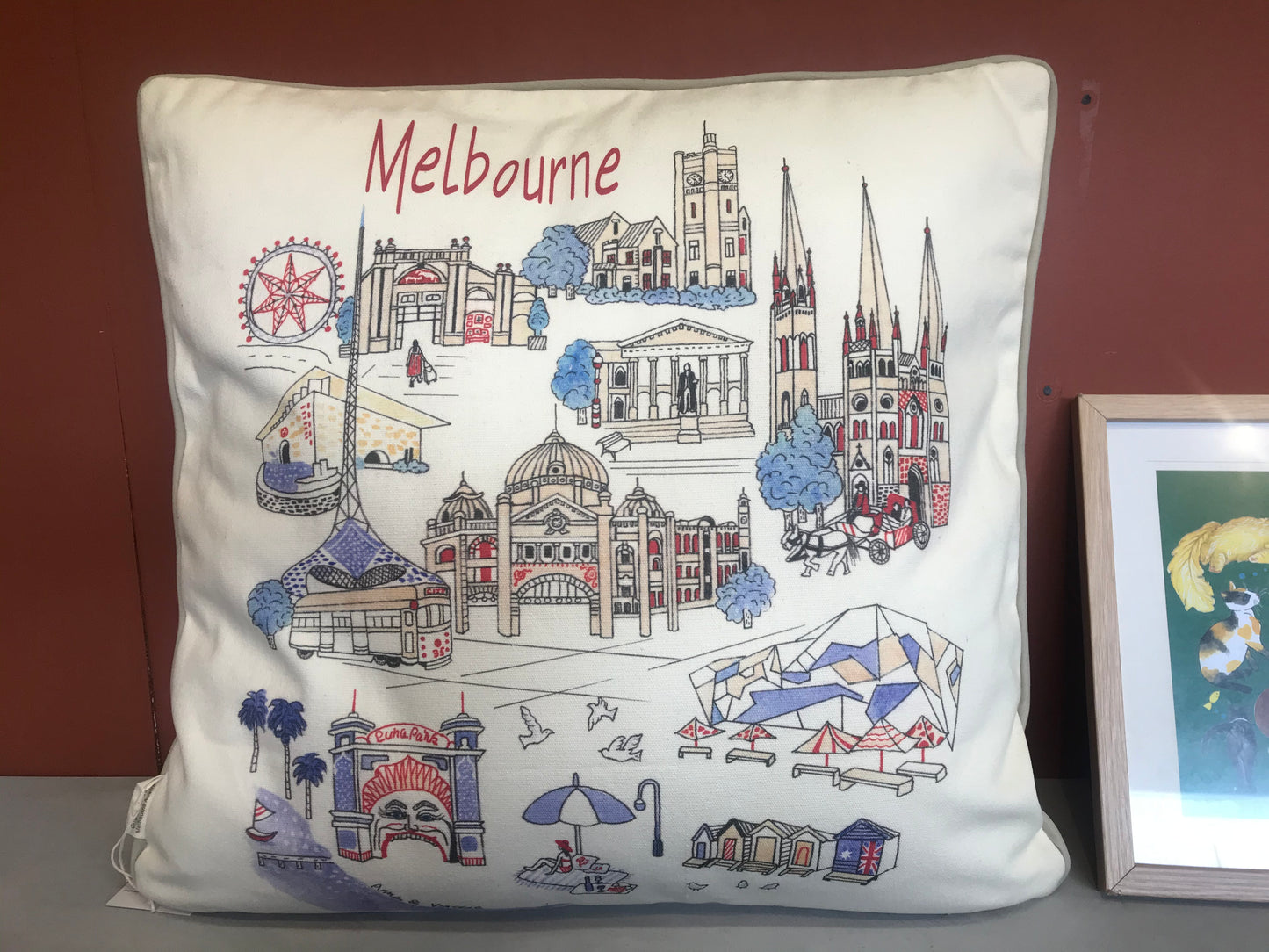 Melbourne city2 cushion cover