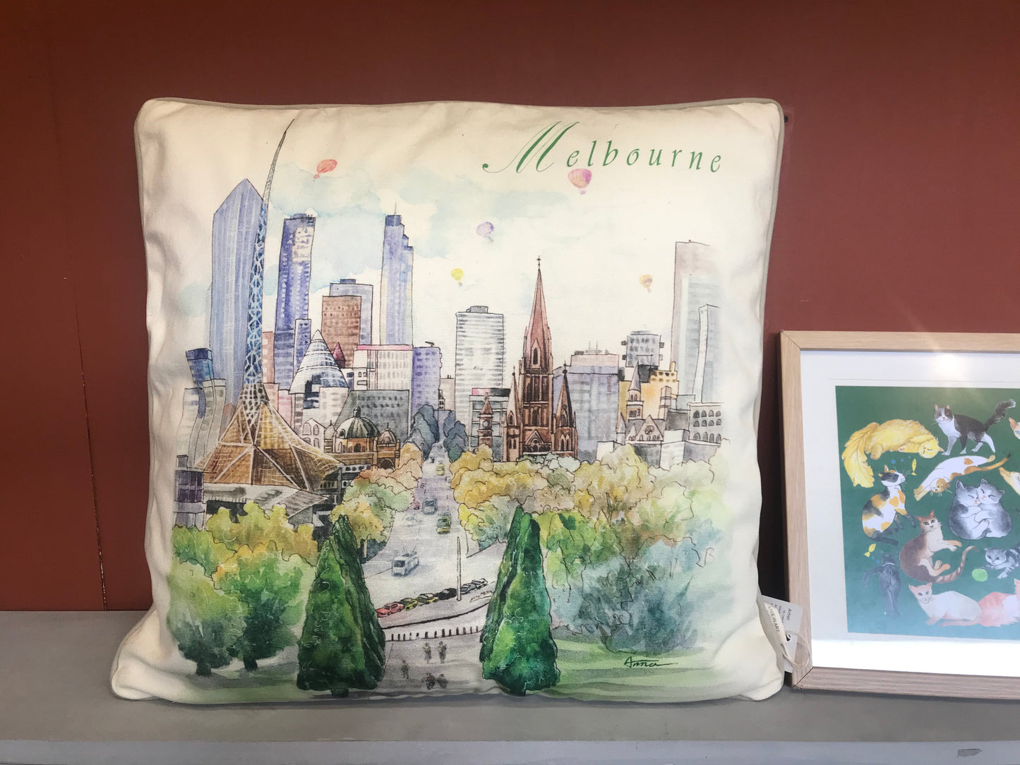 Melbourne city2 cushion cover