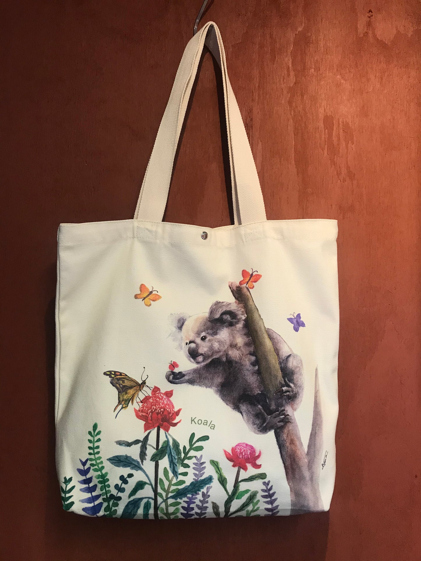 Koala Tote Bag,art bag,gift,Australian animal