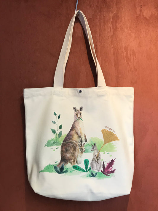 Kangaroo Tote Bag,art bag,gift,Australian animal